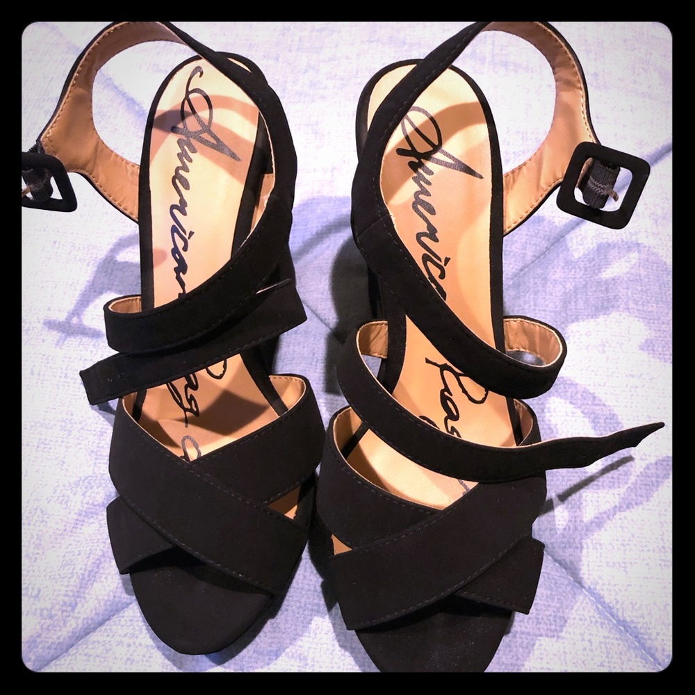 Hot (But Comfy) Tall Wedge Strappy Heels